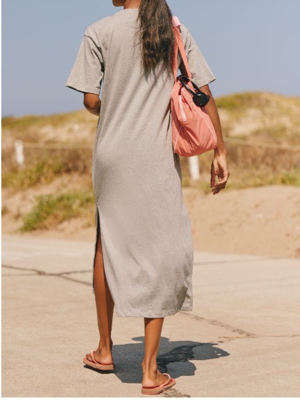 Anthropologie Jordan Nickson x Celandine Tee-Shirt Graphic MIdi Dress - Picture 2 of 8